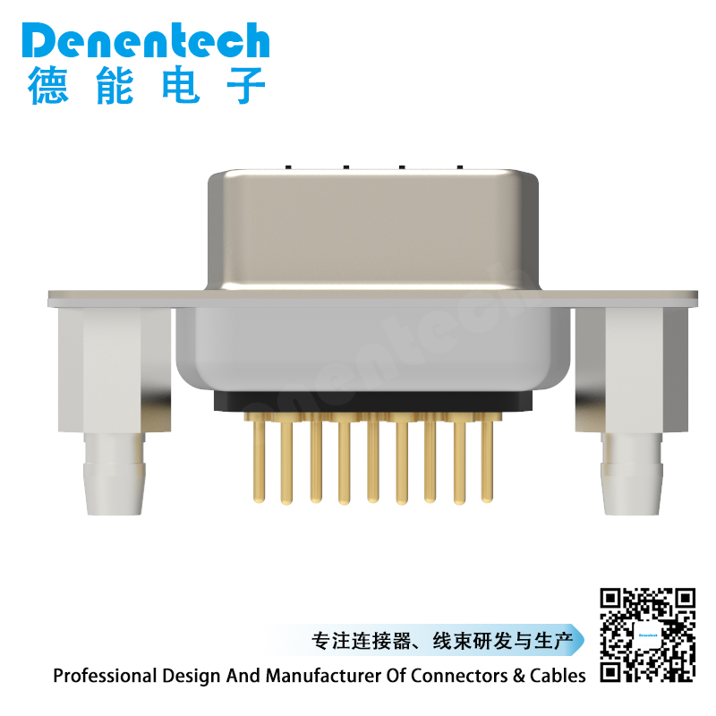 Denentech Connector manufacturer HD 9P female straight DIP d-sub 9pin connector micro d-sub connectors